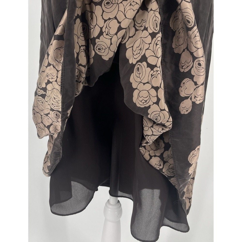 Ted Baker Silk Midi Dress Floral Romantic Empire Waist Wedding Guest Size 2 - Picture 5 of 11